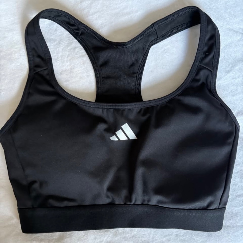 Adidas Tech Fit Medium Support Bra in Black